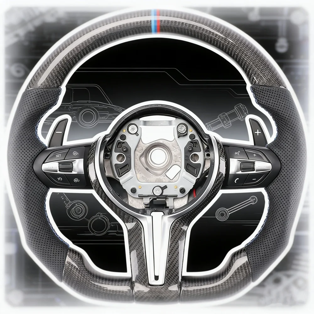 

Carbon Fiber Lenkrad Steering Wheel for BMW M E F Series M2 M3 M4 F20 F22 F30 F32 F87 F82 E90 E92 X2 X3 X4 X5 X6
