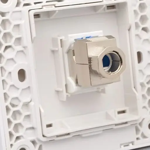 

1 Port RJ45 86 Type Wall Panel CAT.7 LAN Faceplate CAT.8 Network Socket Ethernet Cable Socket Net Plug Shield Socket