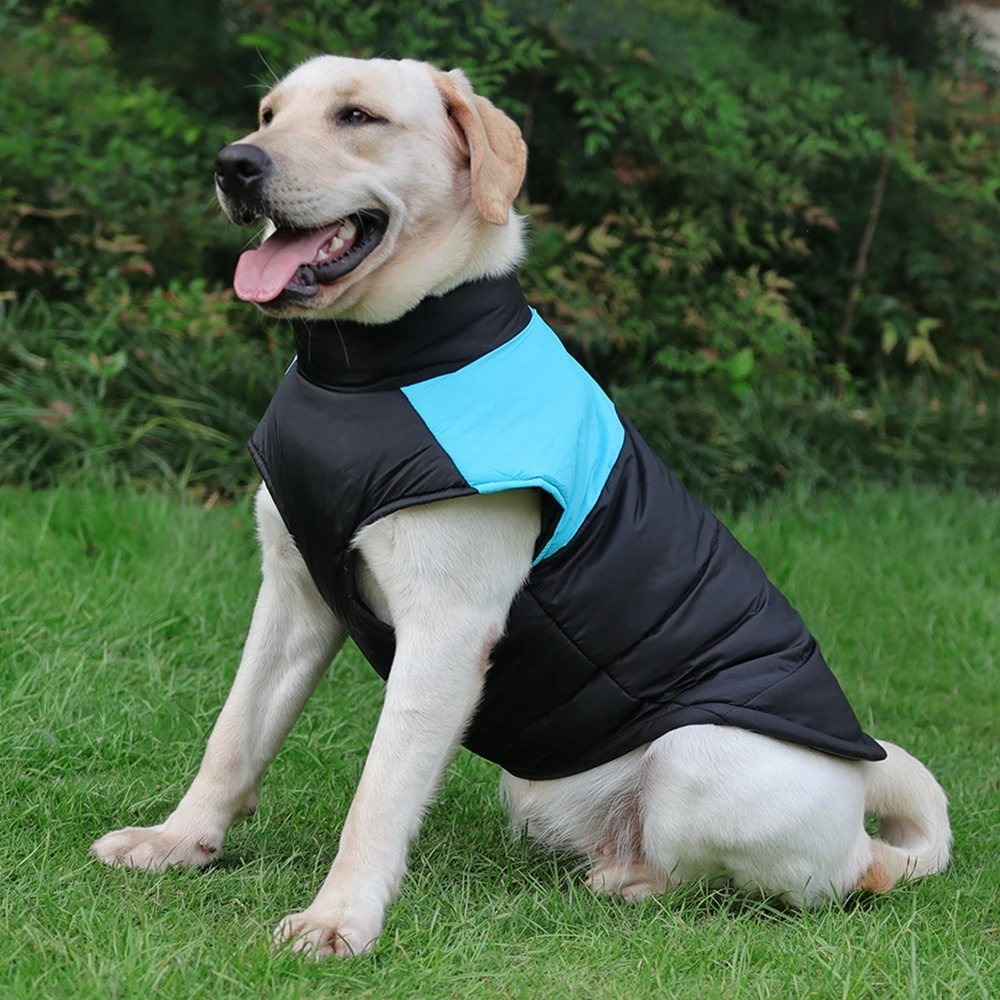 Winter Pet Dog Clothing Warm Big Dog Coat Dog Clothing Waterproof Pet Vest Golden Retriever Coat