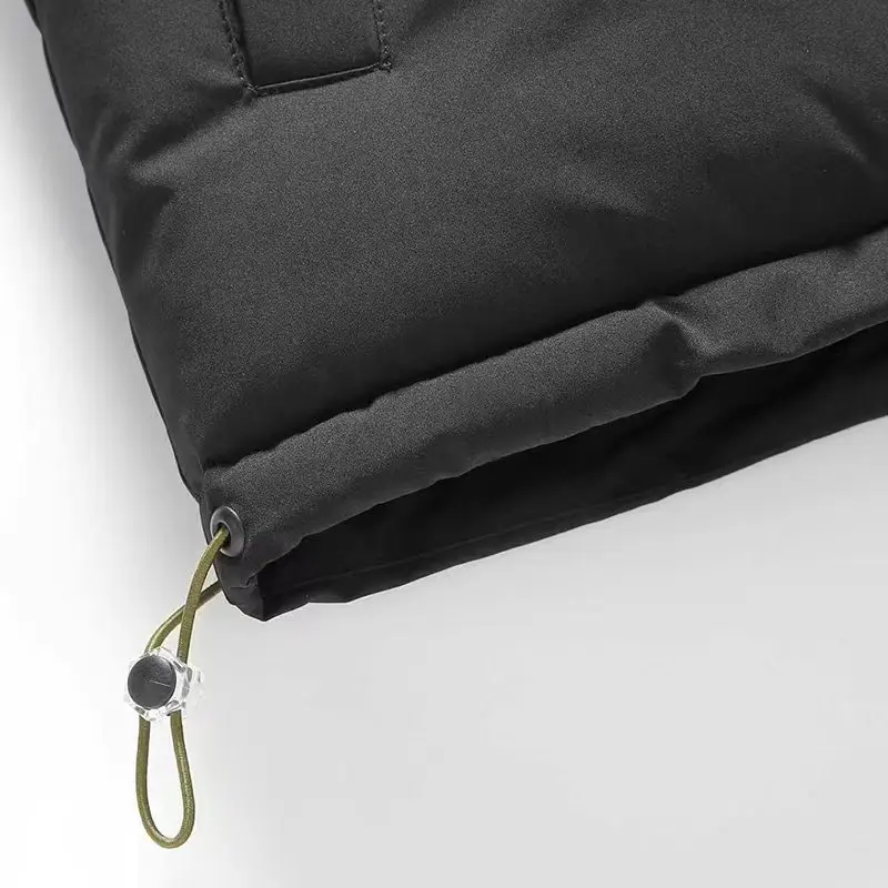 سترة مبطنة بياقة واقفة للخريف والشتاء، معطف دافئ سميك فضفاض متعدد الألوان، بسيط متعدد الاستخدامات ومقاوم للبرد للتنحيف للجنسين للتنقل اليومي في الشارع معطف قطني أنيق #3