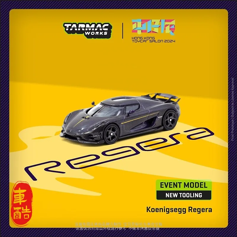 

【В наличии】1:64 Regera Hong Kong Car Show литая под давлением модель автомобиля из сплава, праздничная подарочная игрушка для мальчиков, коллекционный декоративный предмет для взрослых.