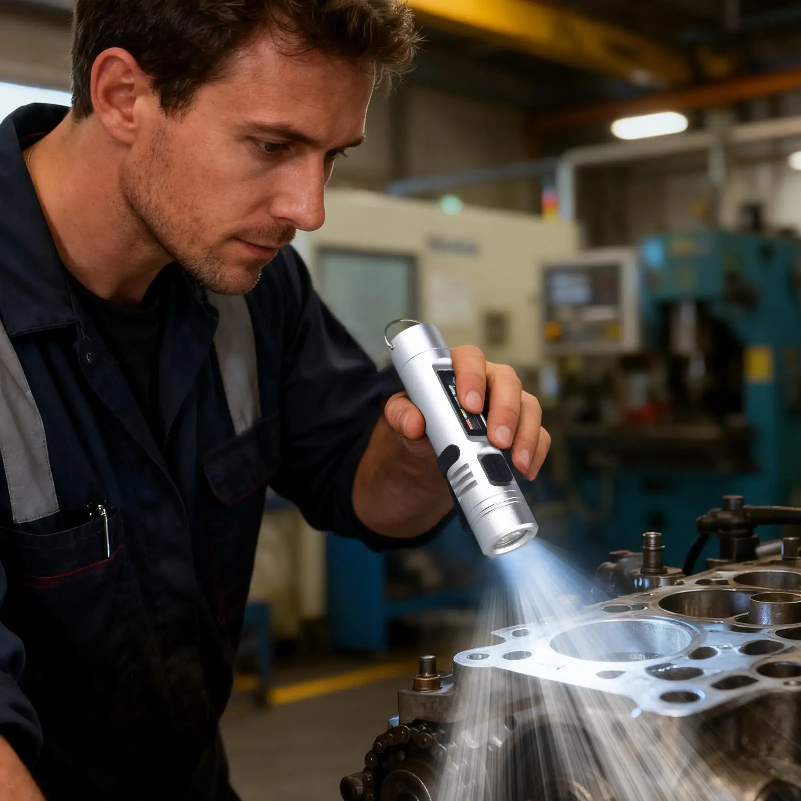 

Compact Torch Light Handheld Aluminum Alloy 3 Modes Mini Flash Light For Camping For Night Walking Fishing Hiking Traveling