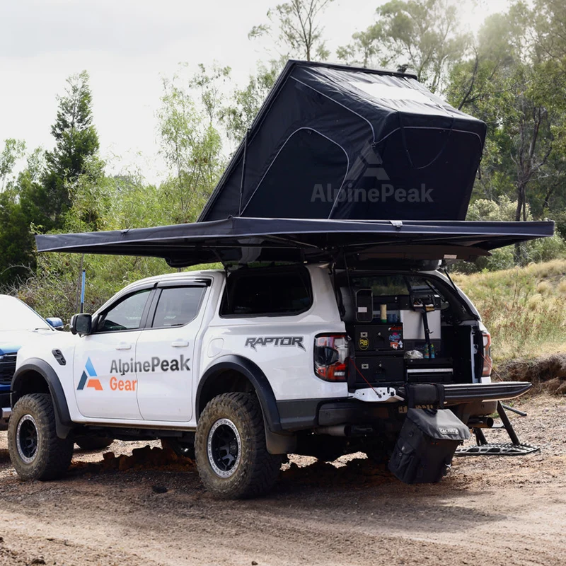 

Gea ALU-012 Pop Hardshell Aluminum Roof Tent-Four-Season Quick Automatic Opening Double Layers 3000mm Waterproofing