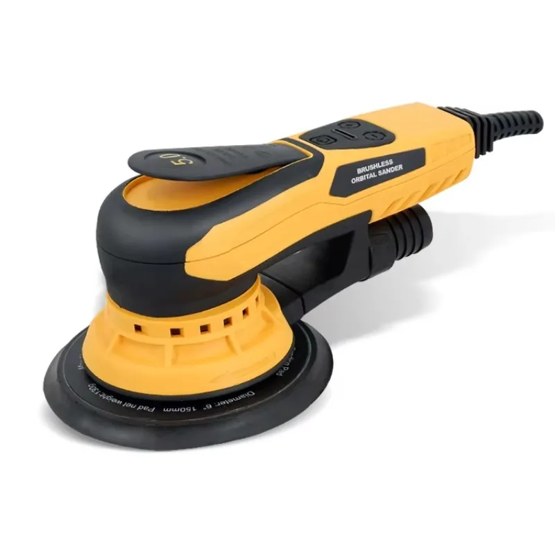FM4 Electric Square Random Orbital Sander Machine Car Polishing Power Tool with Durable Rubber Accessory