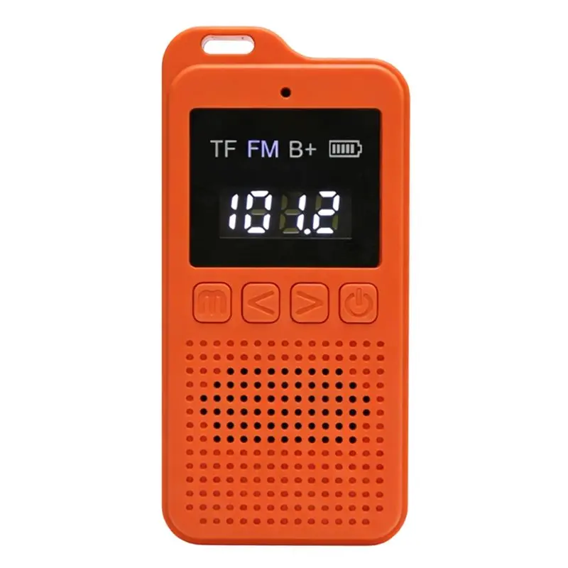 Retro Pocket Radio Bluetooth Multi-Function AM/FM Radio For Gifts Multicolor For Elderly