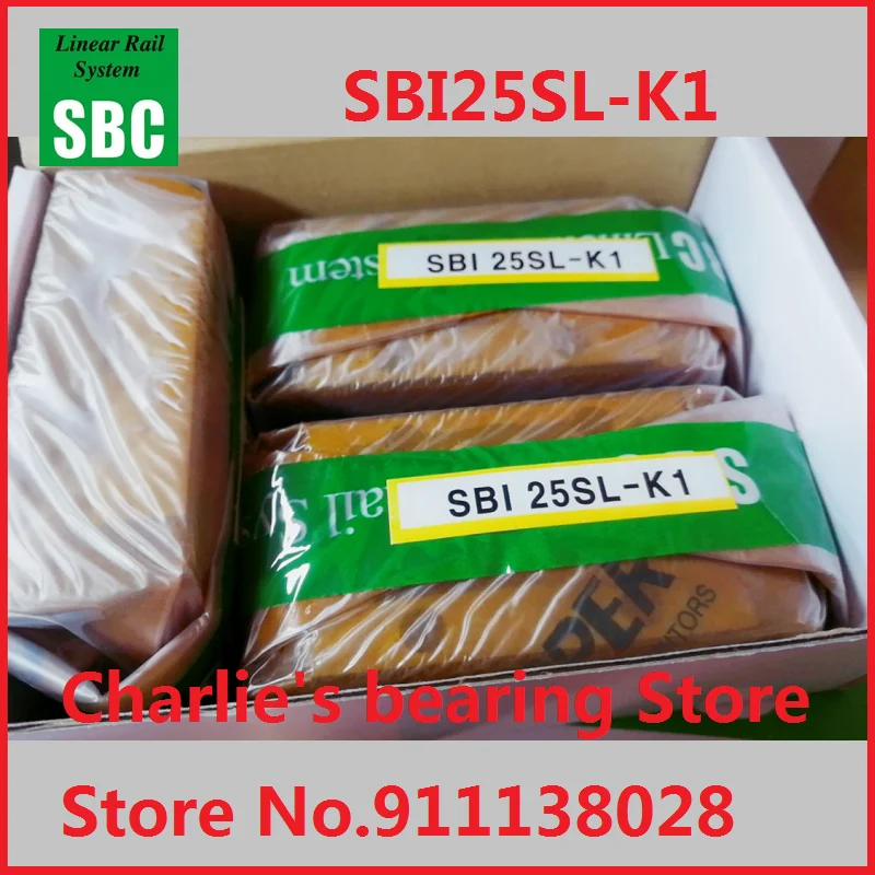 

1pc 100% brand new original genuine Korea SBC linear rail system SBI25SL-K1 bearing carriage