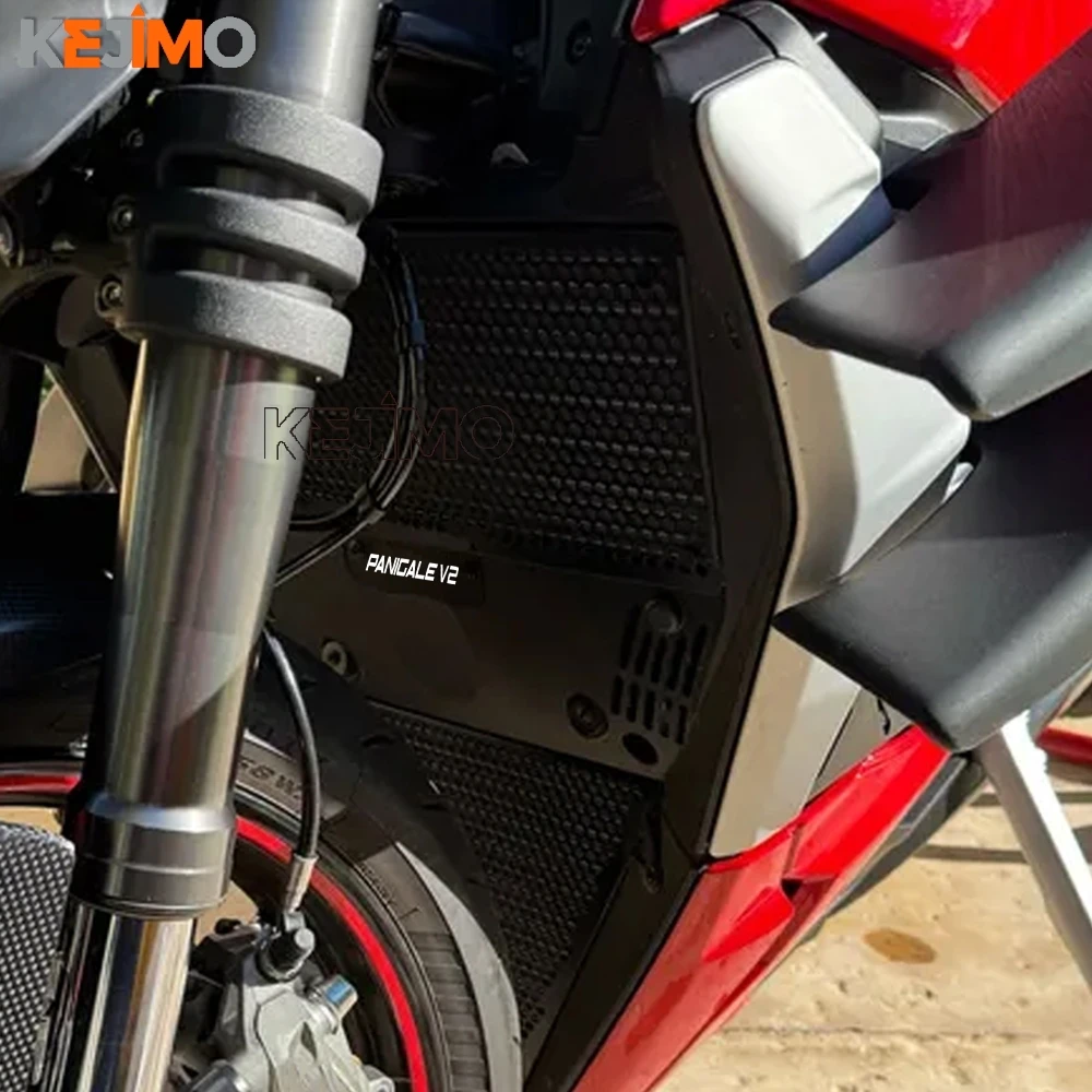 

PanigaleV2 2020~2025 Motorcycle Radiator Grille Guard Covers Oil Cooler Cooling Protector For DUCATI Panigale 1299 1199 959 899