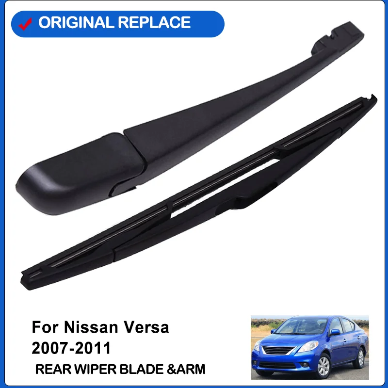 

Rear Windshield Wiper Arm W/ Blade for 2007-2012 Nissan Versa Windshield Windscreen Clean Tailgate Window Brush 28780EL000