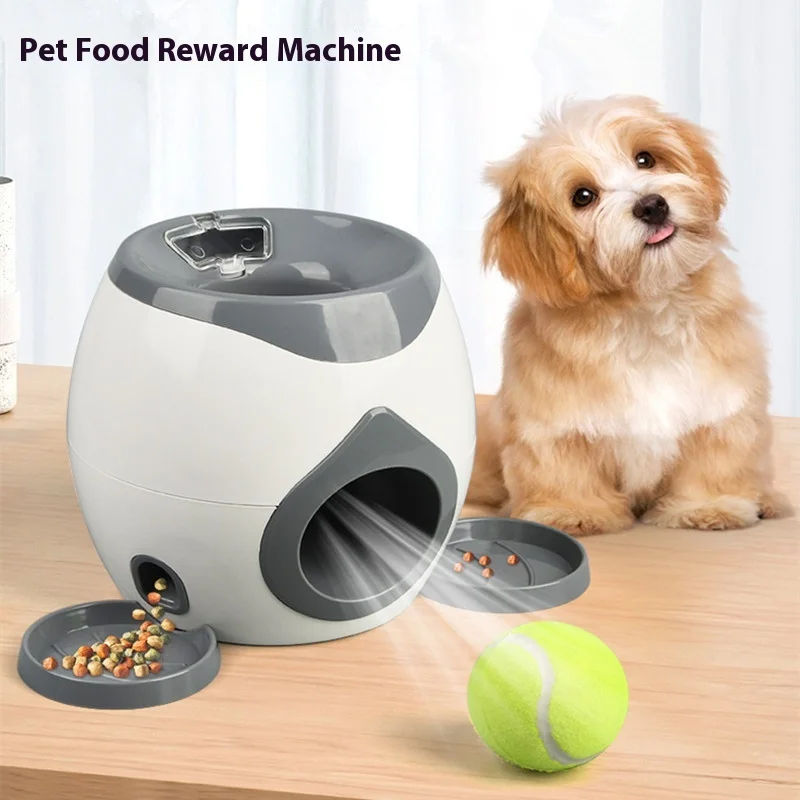 

Pet Toy Dog Snack Reward Machine Pet Indoor Interactive Tennis Leak Food Machine Toy Tennis