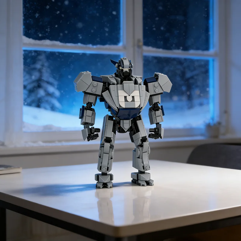 

512pcs MOC Mecha Man MKIII Dispatch Icons Model Building Blocks Architecture Toys Christmas Gifts Education Kids Assemble Idea