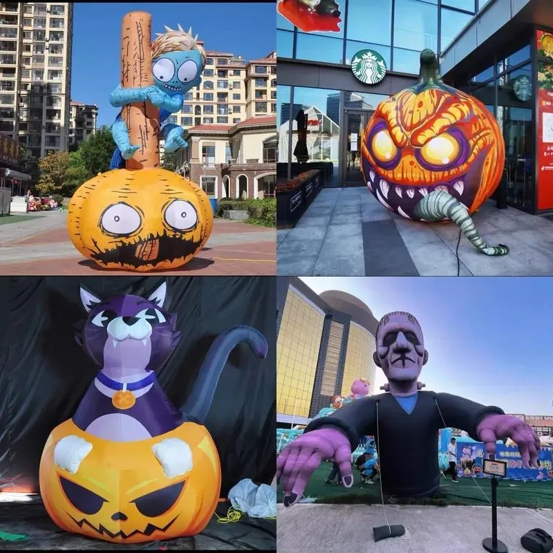 Large Halloween Inflatable Model Custom Advertising Inflatables for Shopping Mall Party Event Decoration Factory Direct Sales