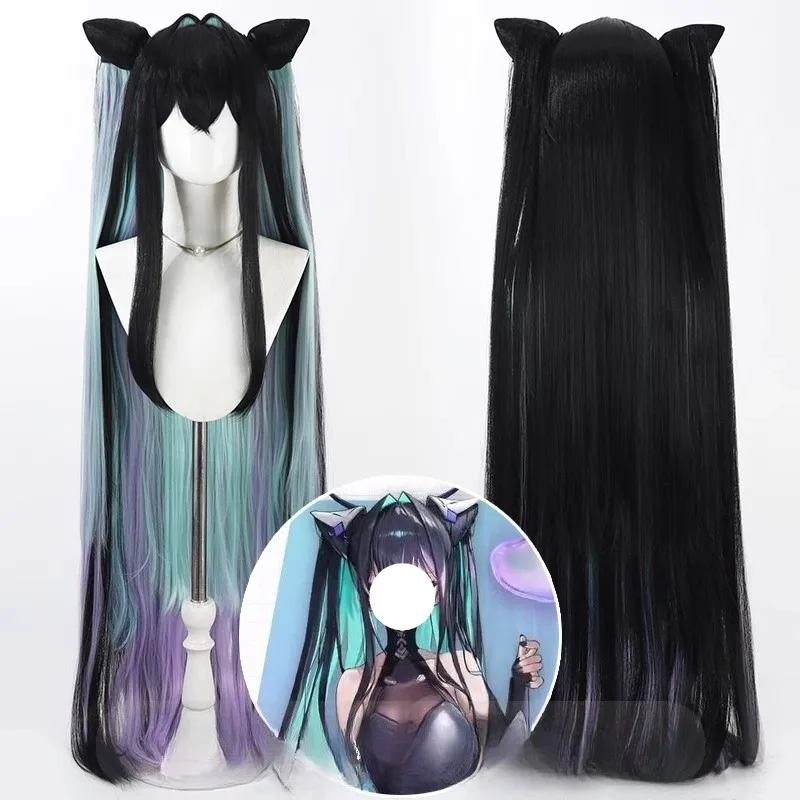 Juego NIKKE diosa sirenita Cosplay peluca de victoria Halloween Anime juego de rol fiesta disfraz Prop pelo para mujer vestir