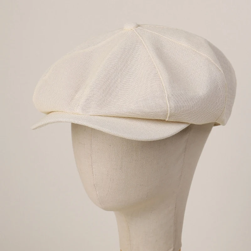 

Octagonal Hat Women Men Newsboy Cap Beret Summer Accessory Sun Protection For Spring Outdoor Holiday Casual