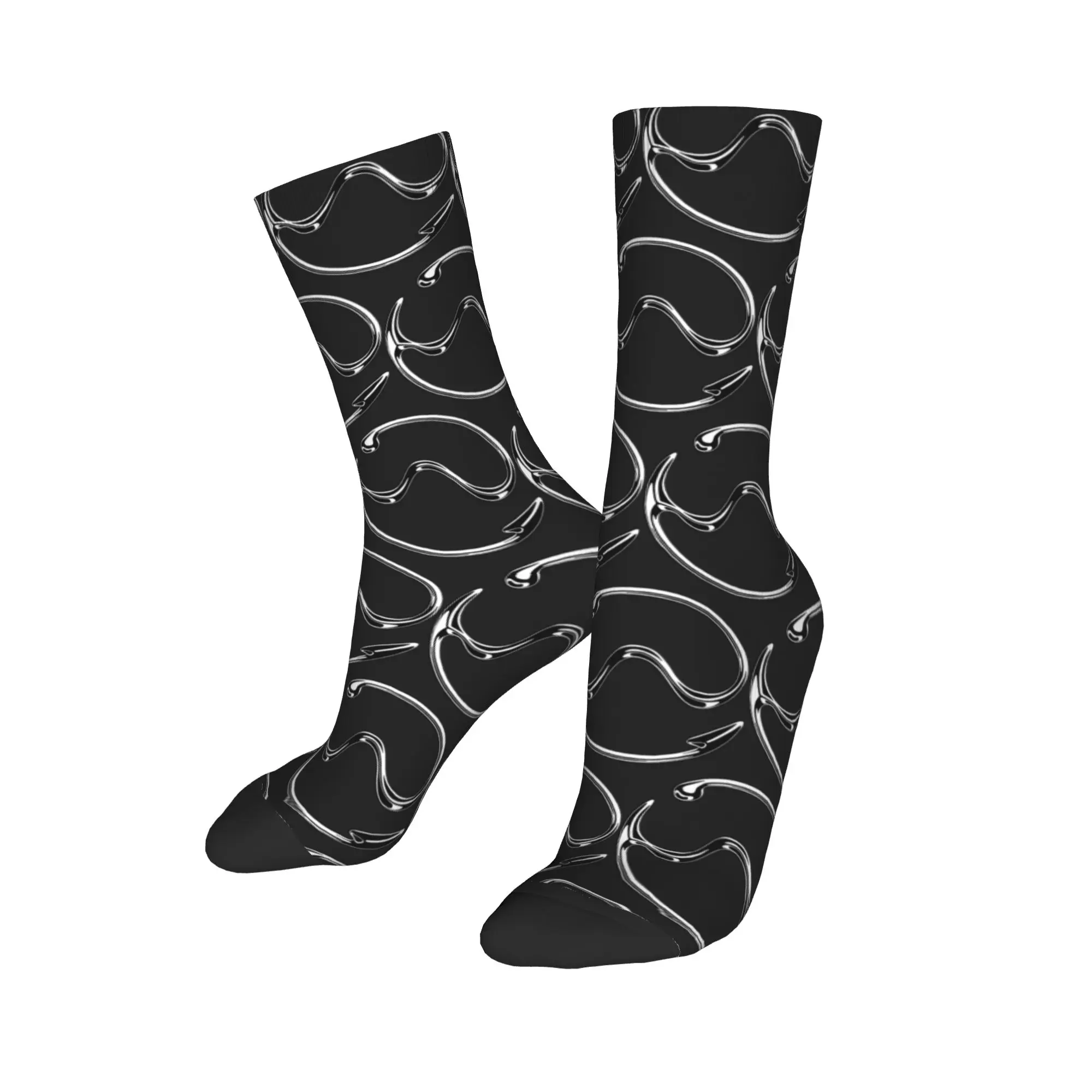 

Носки Chromatica Ball LADY GAGA, мужские и женские забавные носки, высокое качество, весна, лето, осень, зима, средние носки-трубы, подарки