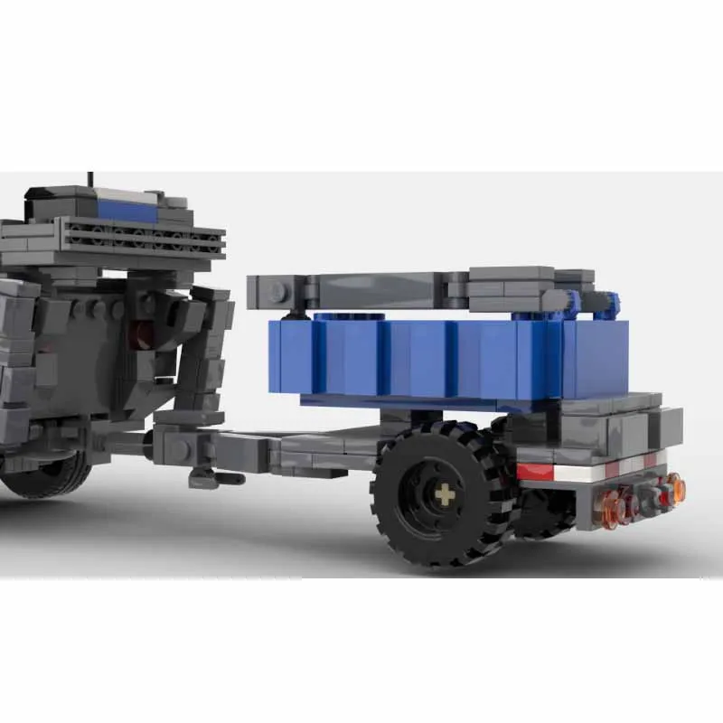 MOC-162080 New Engineering Support Vehicle Building Block Model 1043 Parts MOC Creative Boys Children's Christmas Toy Gift