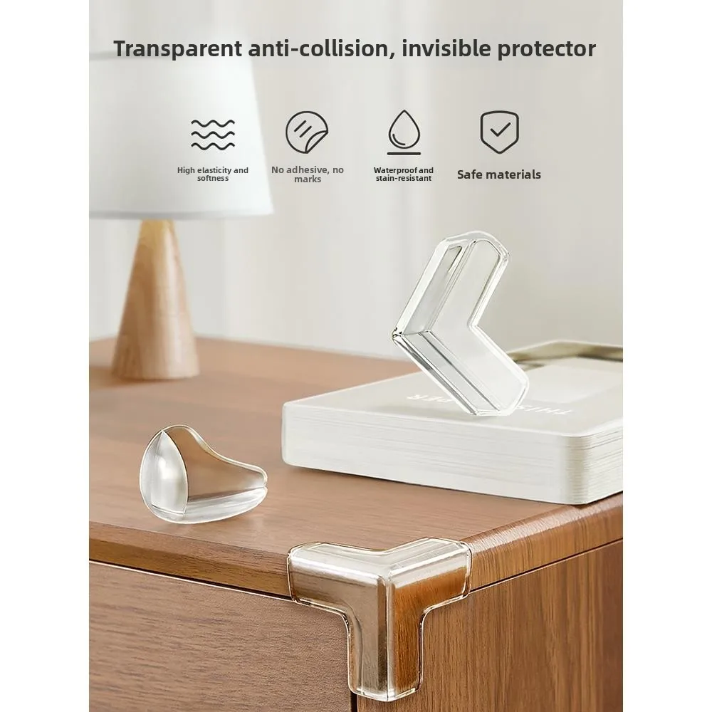 

Силиконовые защитные уголки для офисного стола, ударопрочные, мягкие, для защиты детей, накладки на прямые углы