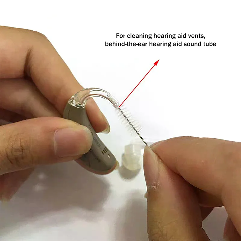 

1/3/5Pcs Mini Cleaning Brushes Hearing Aid Tube Cleaner Vent Brush Cleaner Earhook Cleaner Hearing Aid Tube Cleaning Tools