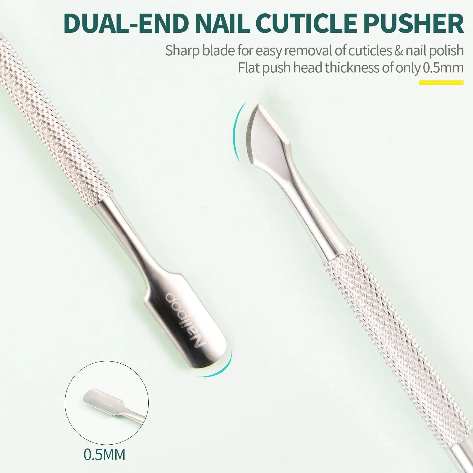 NAILPOP-Ciseaux coupe-ongles en acier inoxydable, tondeuse à fréquence, dissolvant de peau, pédicure, outil de coupe, manucure