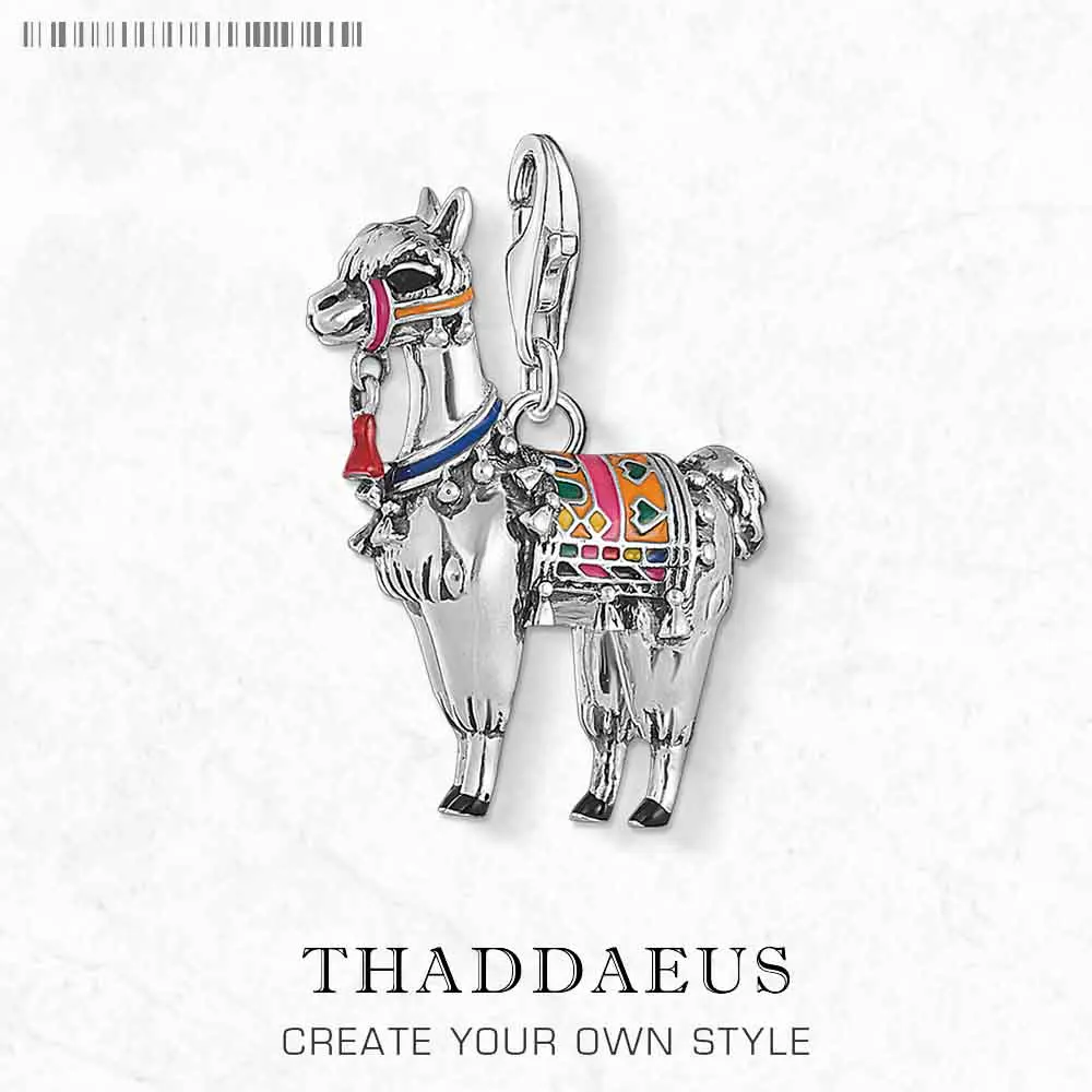 

Подвеска-лама Альпака из серебра 925 пробы для мужчин и женщин