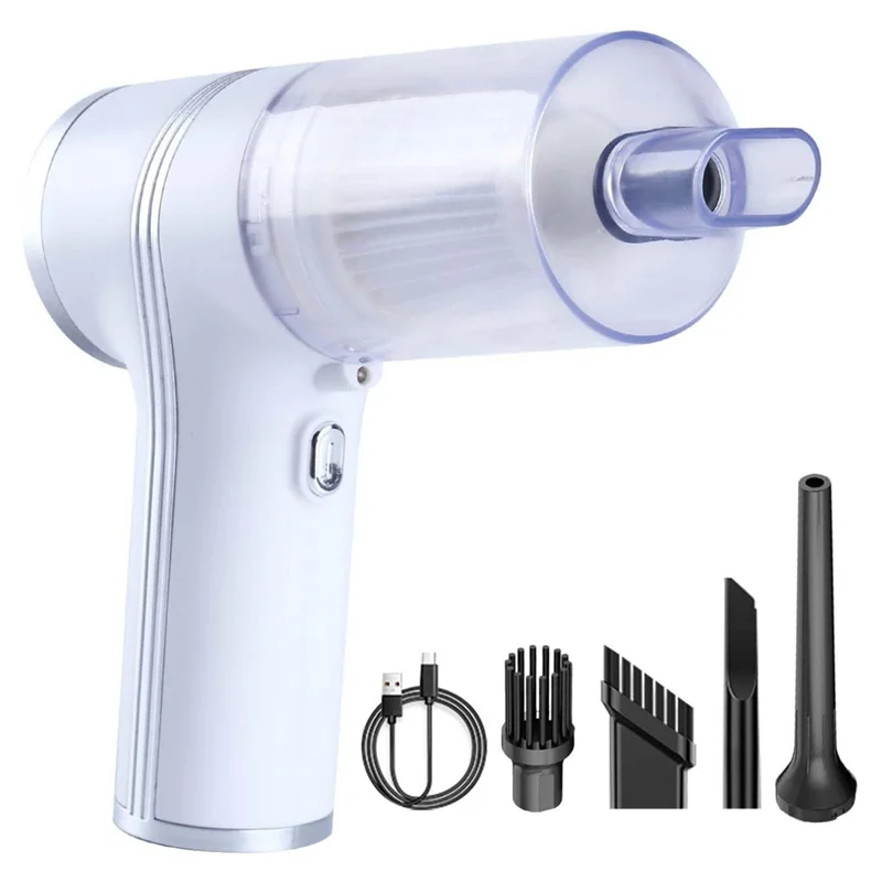 

A63K-Автомобильный пылесос с освещением 9000 Па, ручной пылесос с прозрачной чашкой, перезаряжаемый пылесос для детализации