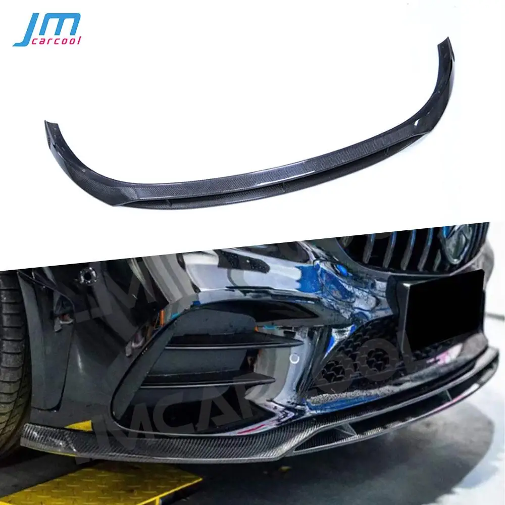 

Carbon Fiber Front Lip Bumper Chin Cover for Mercedes Benz C Class W205 C43 2019-2021 Front Lip Spoiler FRP