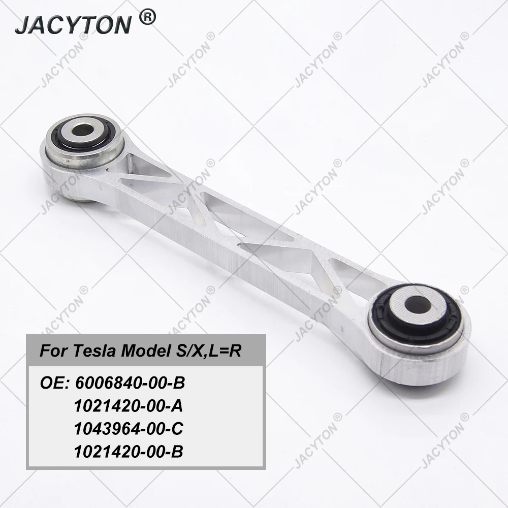 JACYTON Pair Rear Upper Suspension Control Arm Tie Rod For Tesla Model S X 5YJS 5YJX 6006840-00-B 1021420-00-A 1043964-00-C