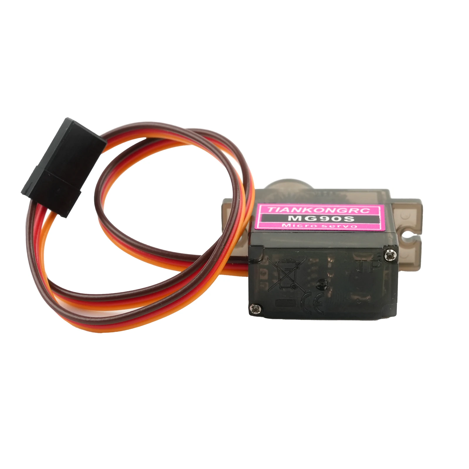 محرك مؤازر رقمي صغير 9 جرام معدني + محرك بلاستيكي مصقول MG90S 180/270/360 °   عزم دوران عالي لسيارة RC روبوت نموذج طائرة لعبة ذاتية الصنع