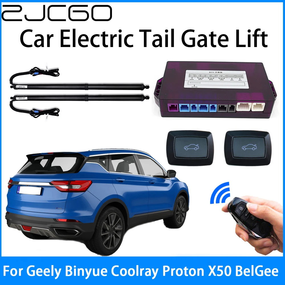 ZJCGO Car Power Trunk Electric Suction Tailgate Intelligent Tail Gate Lift Strut For Geely Binyue Coolray Proton X50 BelGee