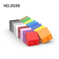 20Pcs MOC Parts 3039 Slope 45° 2 x 2 Compatible Bricks DIY Assmble Building Blocks Particle Kid Puzzle Brain Toy Gift