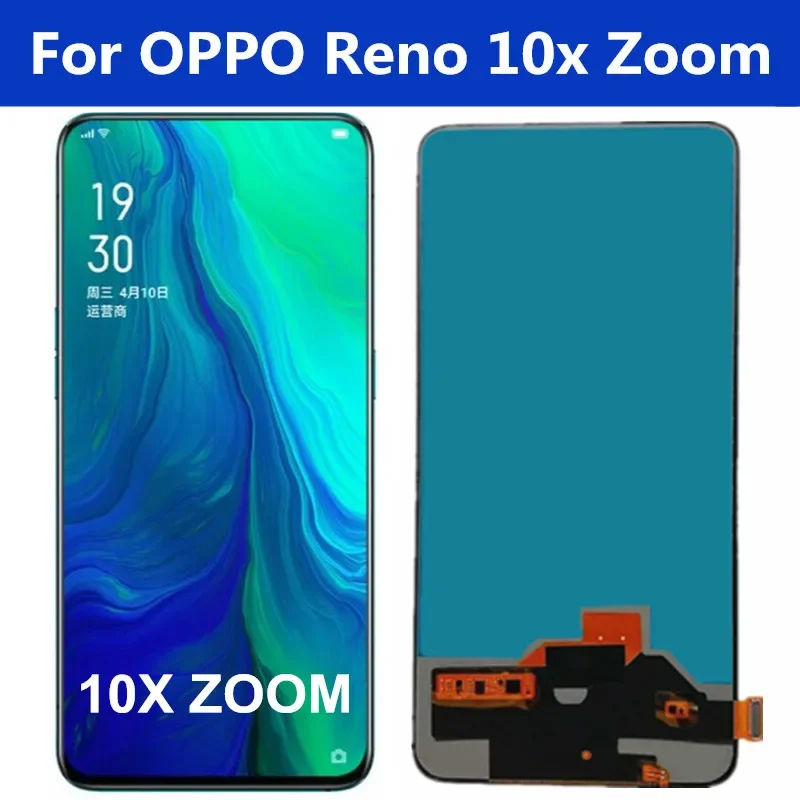 

ЖК-дисплей TFT 6,6 дюйма для OPPO Reno 10x Zoom, ЖК-дисплей, сенсорная панель, дигитайзер в сборе для Reno10X zoom CPH1919 LCD