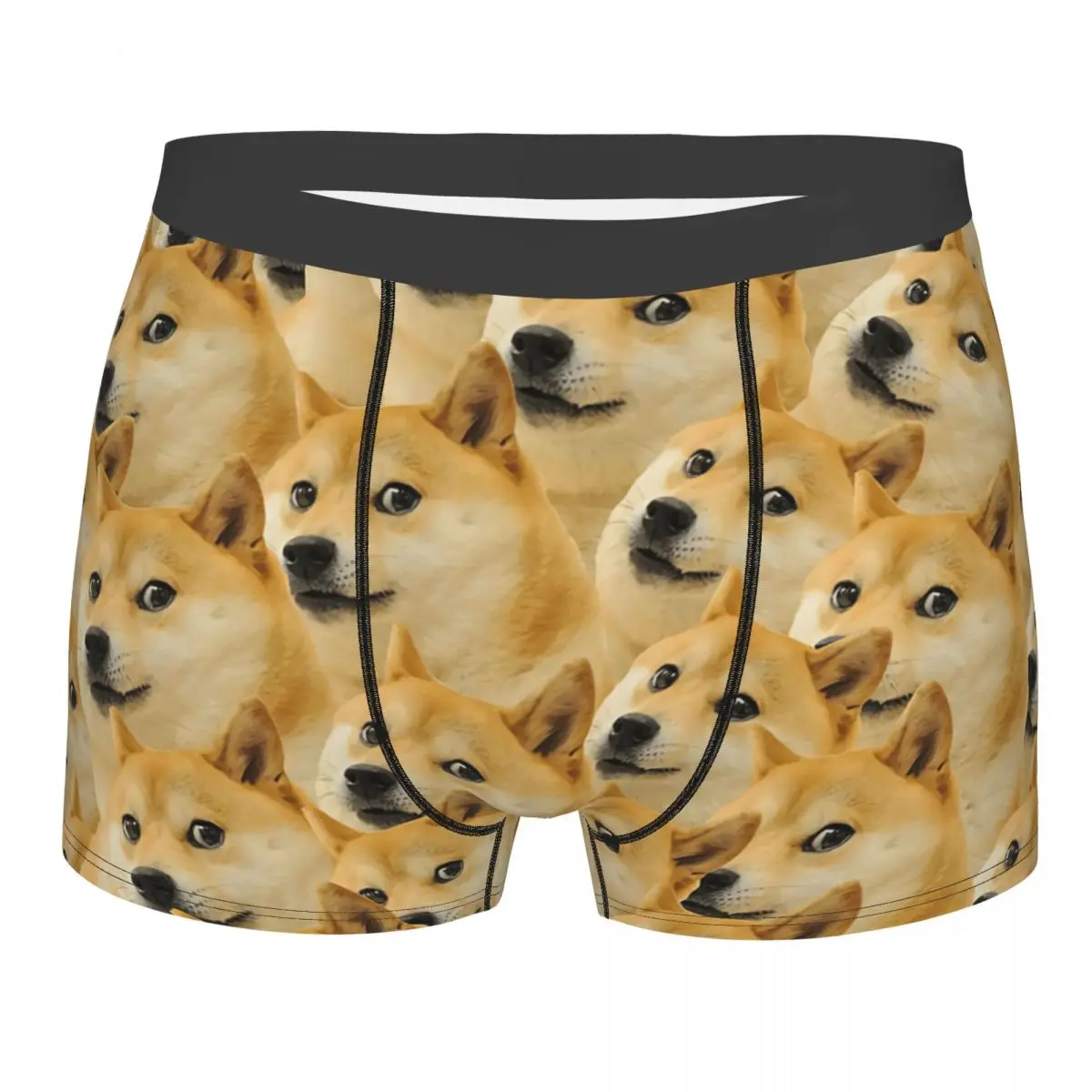 

Doge WOW Pattern Shiba Inu Doggo Dog Meme Underpants Breathbale Panties Male Underwear Print Shorts Boxer Briefs