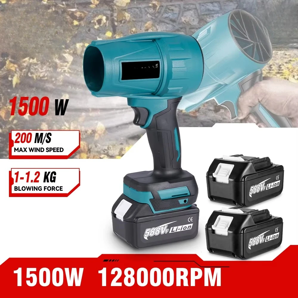 

Brushless Motor Turbocharged Storm Machine With Power Battery for 18V Battery Handled Wireless Blower Gun