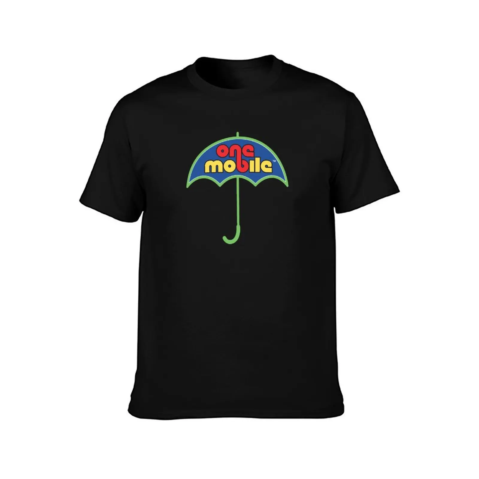 One Mobile? T-Shirt Casual All Match Tee Shirt for Men T-Shirt
