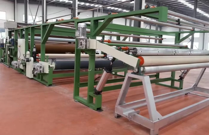 Automatic Cloth Making Machine PVC Table Cloth Sheet Roll Laminating/Printing/Embossing Line Wall Cloth Laminating Line