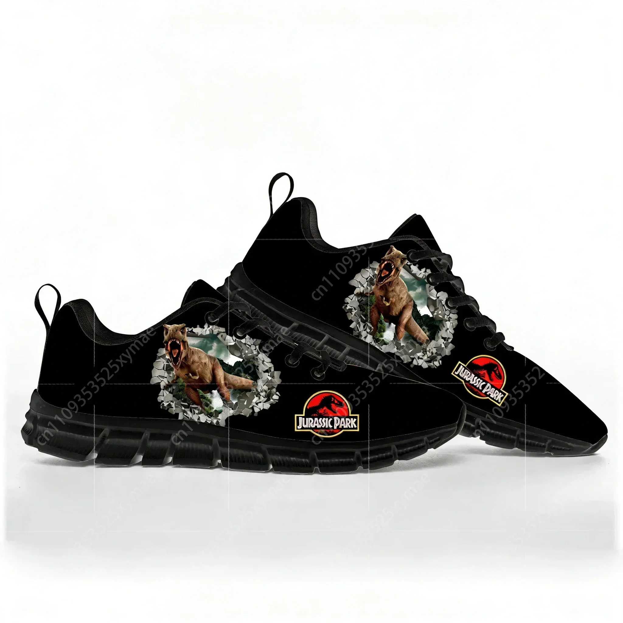 Dinosaur World Cartoon Jurassic Park Sports Shoes Mens Womens Sneakers Custom High Quality Couple Shoe