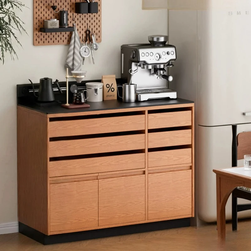 

Side cabinet against the wall Slate countertop Home kitchen Dining room Tea cabinet Storage storage