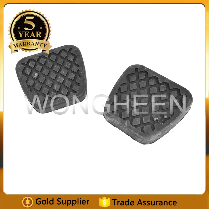 1PAIR Brake Clutch Pedal Pad Rubber Cover For Honda Accord CRV Civic 46545-SA5-000 46545SA5000