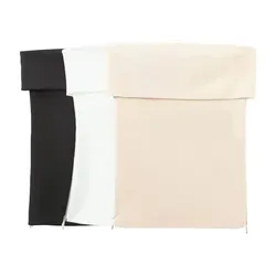 HH Summer Women Knit Corset Tops Elegant Solid Tube Crop Top Side Zipper Slim Lady Off Shoulder Bustier Top Streetwear