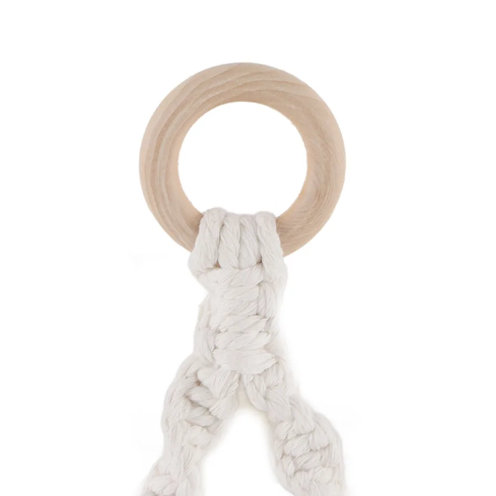 2pcs Portable Wall Mounted Paper Towel Holder Cotton Rope Anti Static Boho Toilet Roll Holder Towel Rack For Bathroom