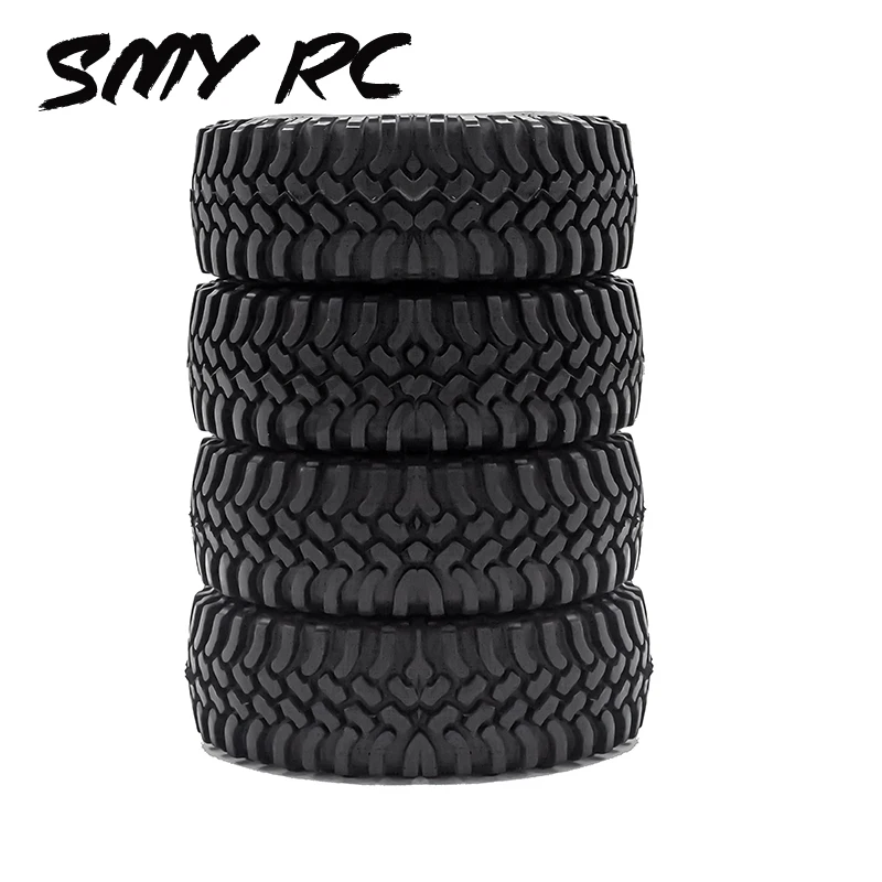 

4PCS 110mm Universal 1.9 Inch Rubber Tires for 1/10 Simulated Climbing Car TRX4 SCX10 90046 90047 CC01 Tyre Kit