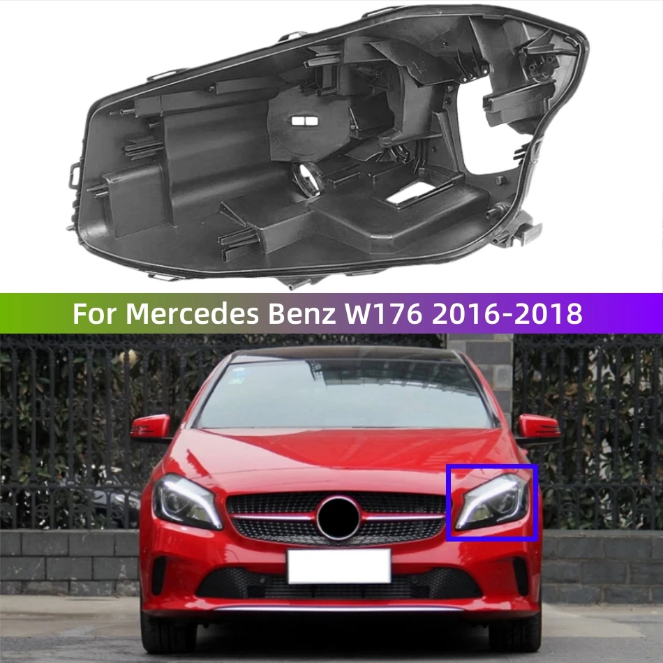 

Для Mercedes Benz W176 2016 2017 2018 автомобильная фара пластиковая задняя оболочка