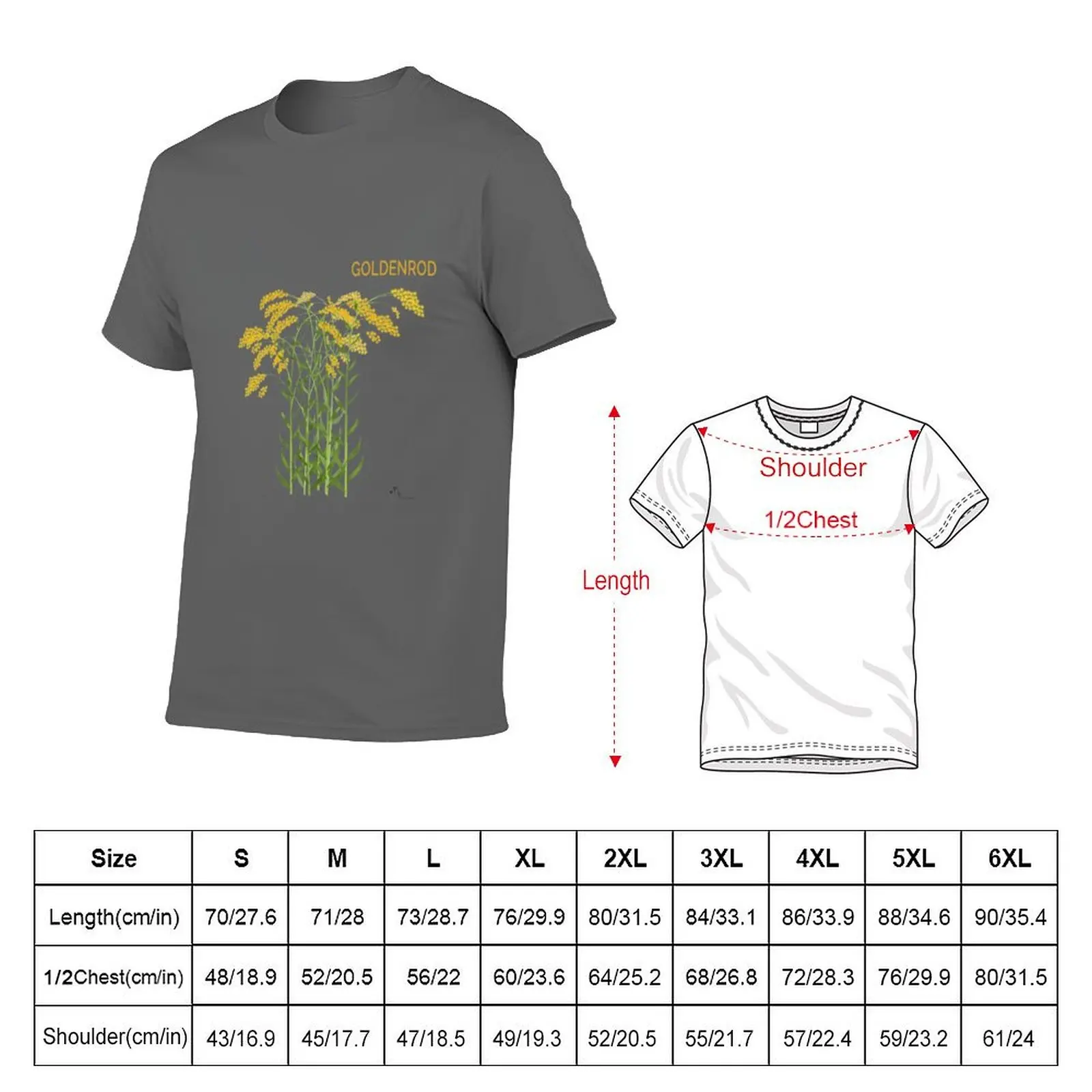 Goldenrod T-Shirt Labor Work Casual T-Shirt