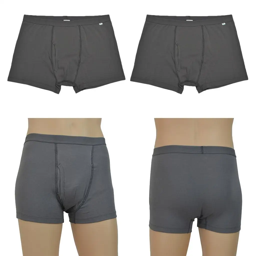 

2/3/4/5x Soft Reusable Washable Underwear Incontinent Pants for Elderly Men XL