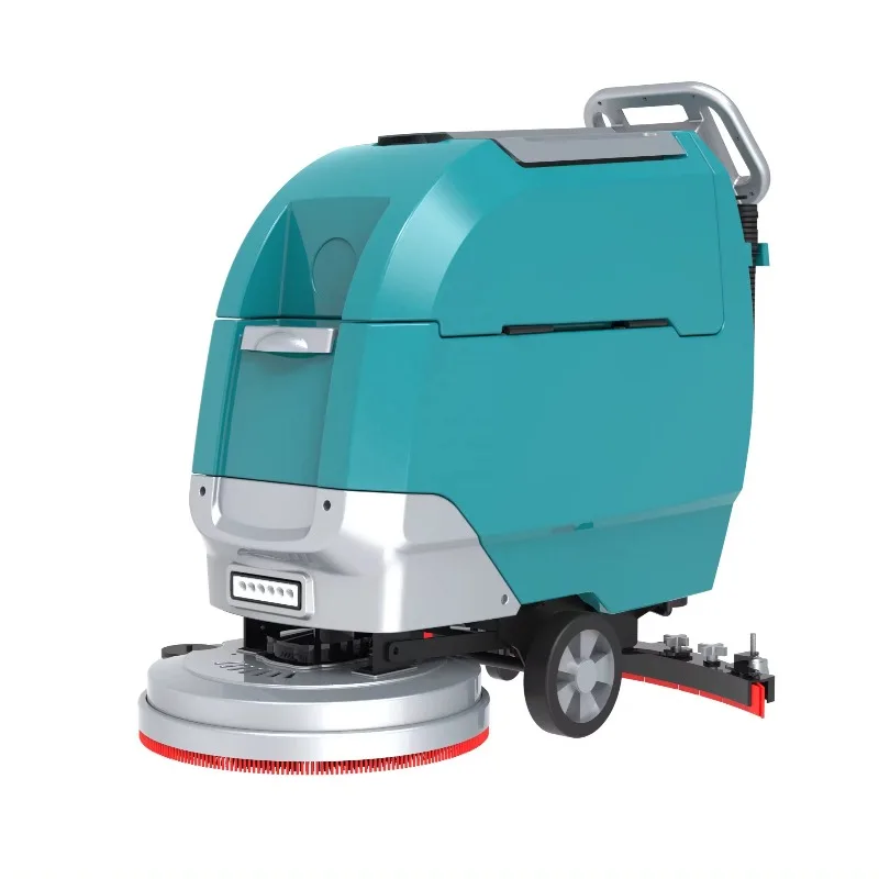 Automatic Walk Behind Tile Floor Scrubber Cleaning Machine for Hospital