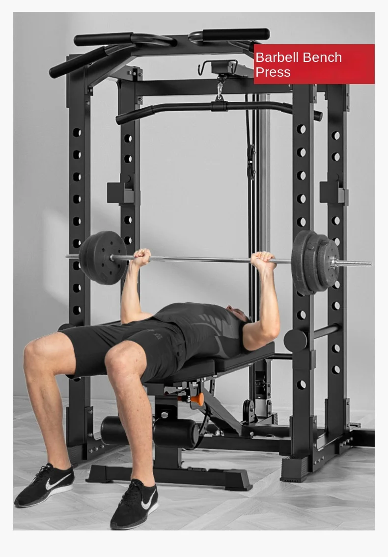 Squat Bench Rack Home Use Horizontal Bar Indoor Push-Up Device Single Parallel Bars Barbell Rack Exercise Fitness Equipment