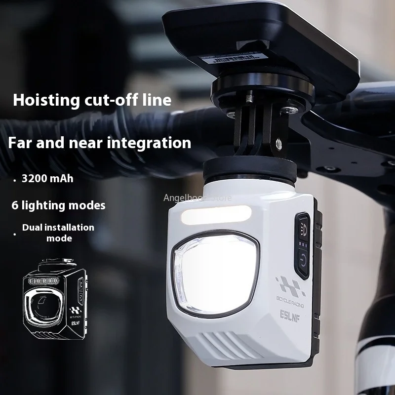 

Ночное освещение, оборудование для велоспорта, водонепроницаемая подъемная фара для дорожного велосипеда с подъемом ESLNF, велосипедная лампа с отключенной линией