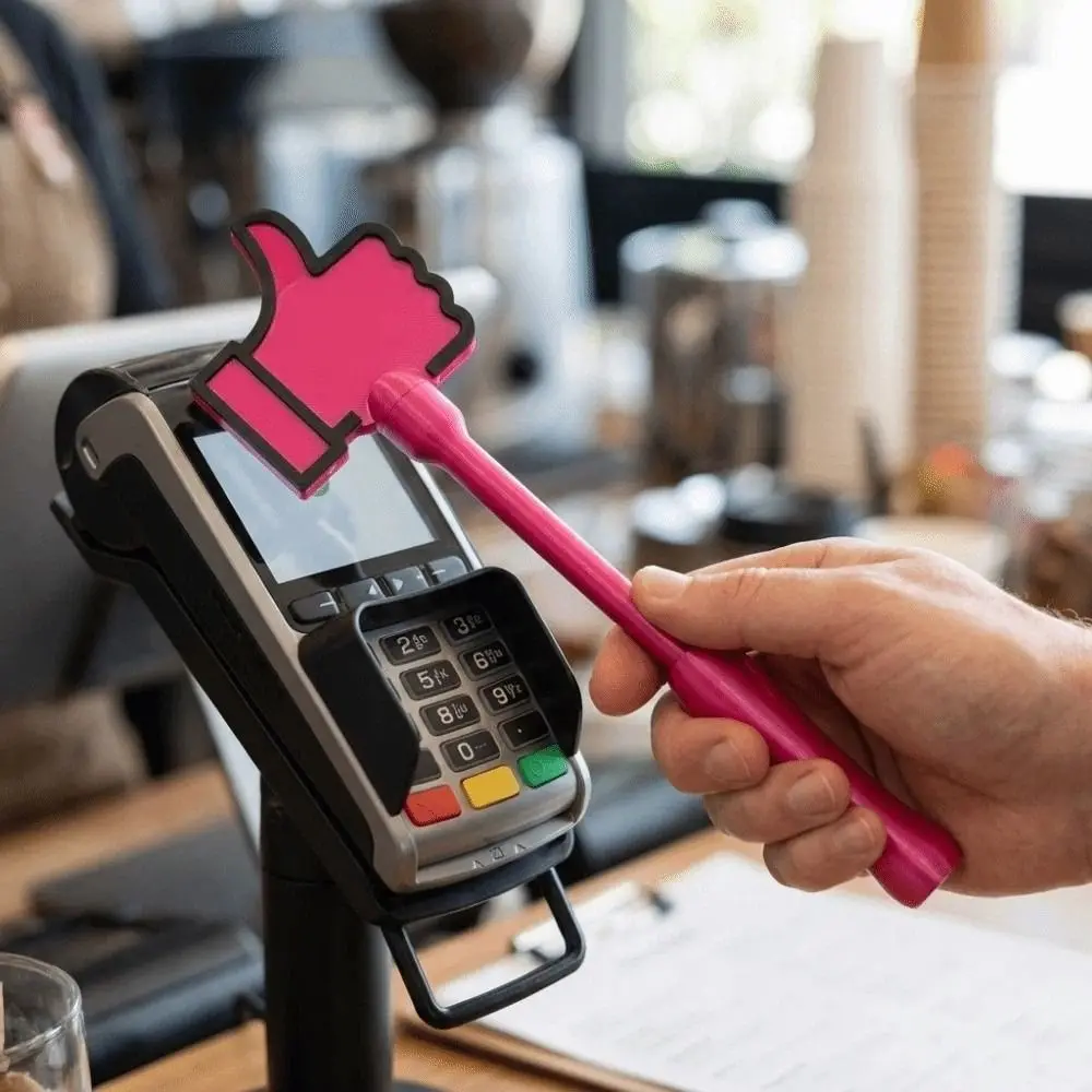 Creative 3D Print Wand Tap To Pay Portable Convenient Checkout Credit Card Holder Funny Cute Magic Wand Holder Digital Payments