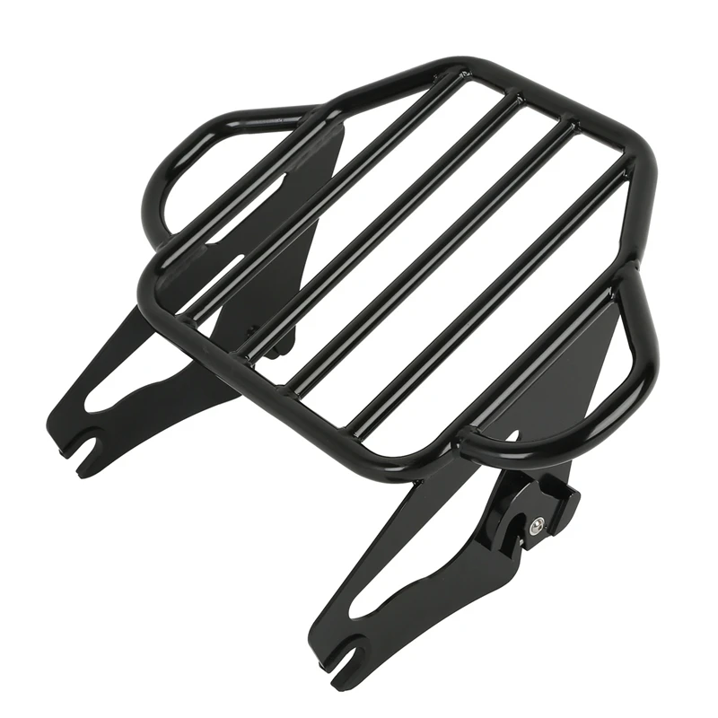 Motorcycle Detachable Backrest Sissy Bar Luggage Rack Docking Kit For Harley Touring Road King FLHR Etectra Street Glide 09-13