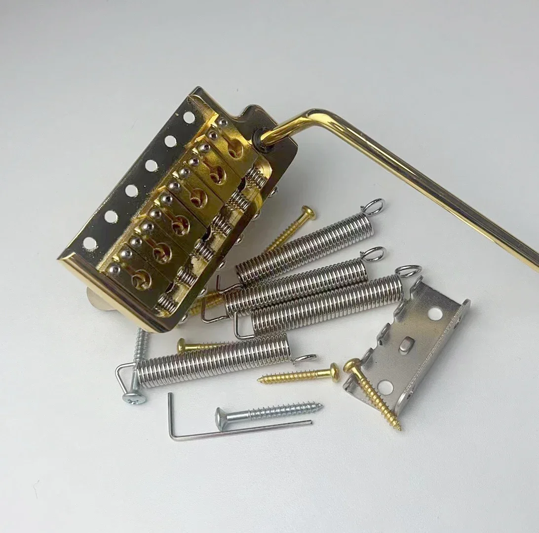 

CNC PRS Style Machined Ultra 52.5mm Brass 6 Screws Guitar Tremolo Bridge