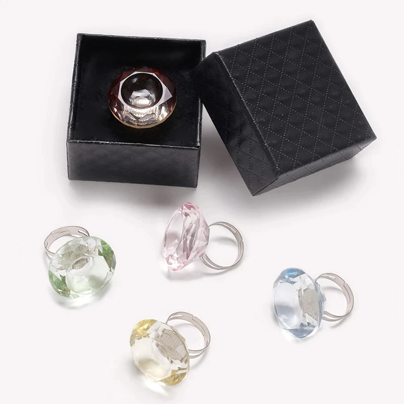 1pcs Crystal Eyelash Extension Glue Ring Cup Tattoo Pigment Holder Container Grafted Lash Adhesive Stand Glue Pallet